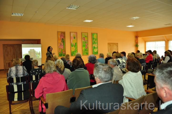 A.Rupaiņa 110. jubileja. Literārie lasījumi, lasa profesore, filoloģijas doktore - Ilga Šuplinska un filoloģijas doktore - Olga Seņkāne.